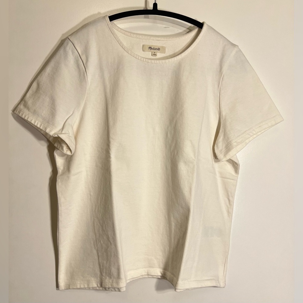 Madewell Classic Ivory  Short Sleeve T-Shirt